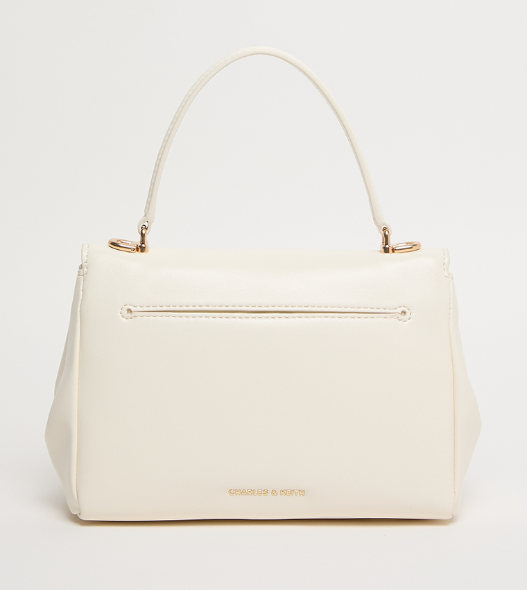 Charles & Keith  Handheld Bags - Cream Handheld Bags