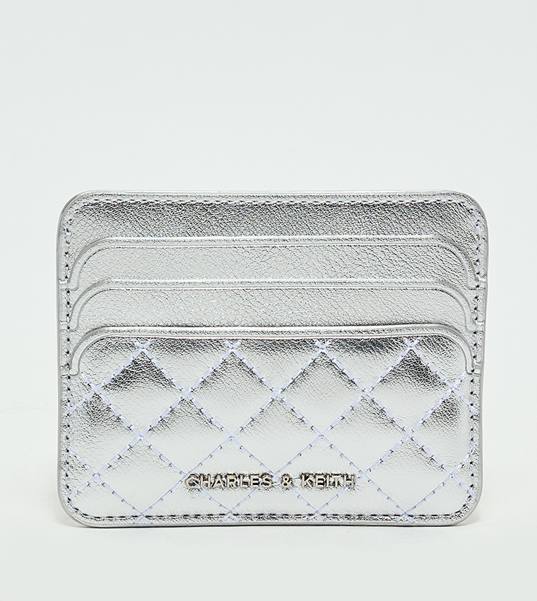 CLEO Metallic Quilted Card Holder