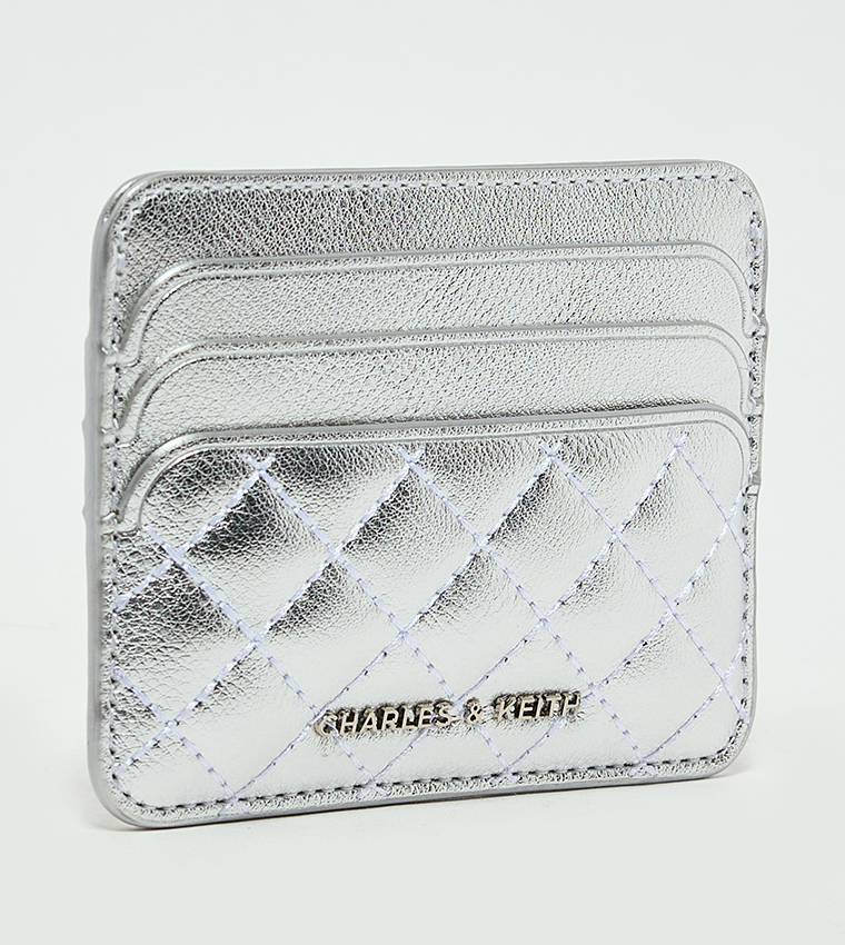 CLEO Metallic Quilted Card Holder