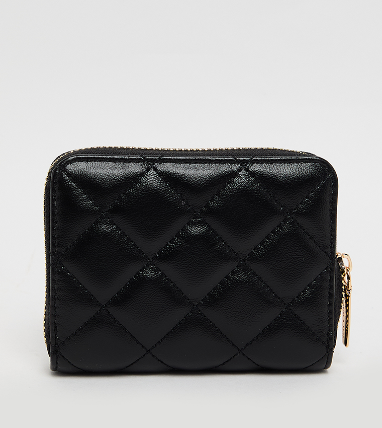 ALVA Quilted Zip Around Wallet