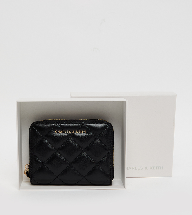 ALVA Quilted Zip Around Wallet