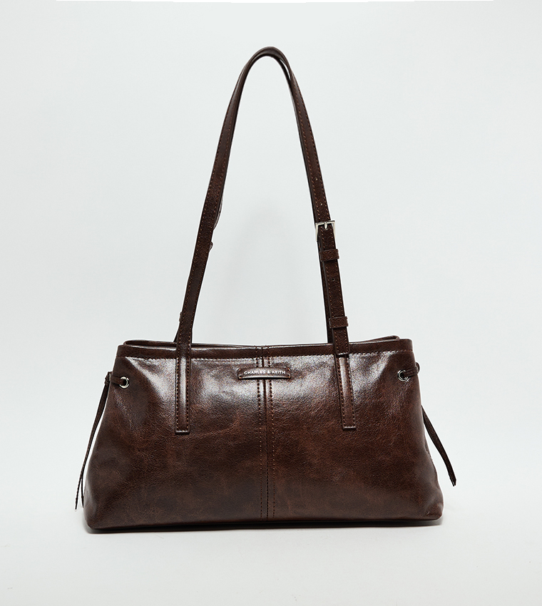 NOANE Elongated Handle Shoulder Bag