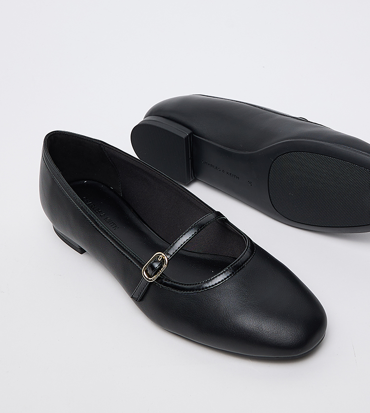 Textured Mary Janes