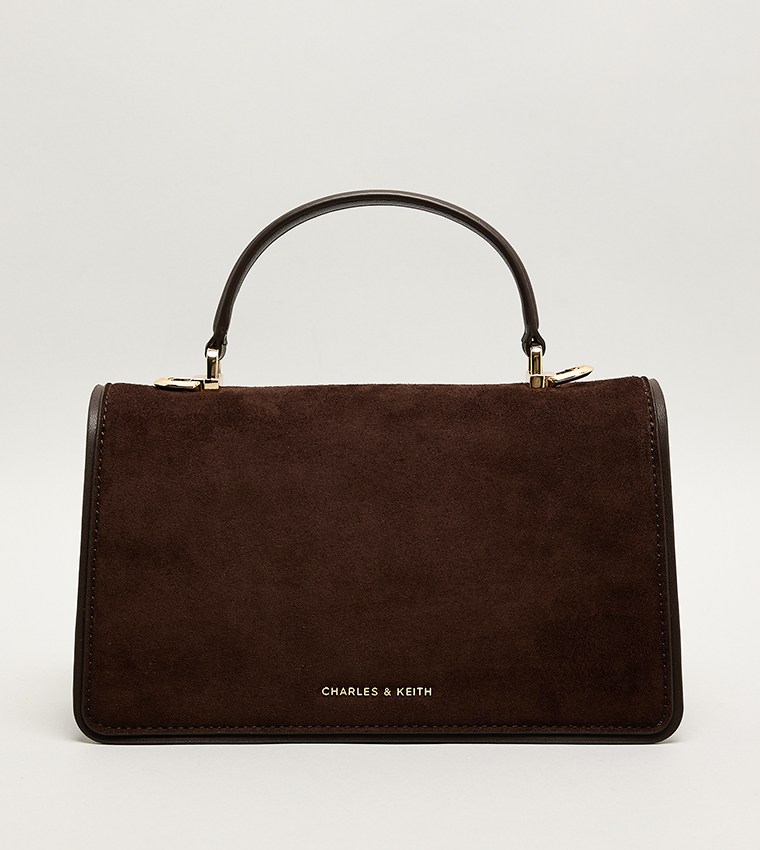 شنطة يد شامواه معاد تدويره بحزام 