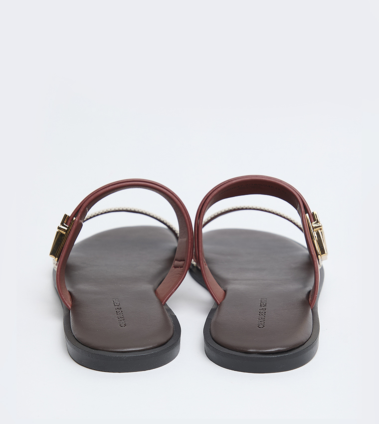 تشارلز آند كيث  الصنادل المسطحة - متعدد Flat Sandals