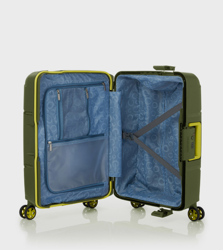 شنطة سيركوريتي بعجلات بهيكل صلب، 55 سم