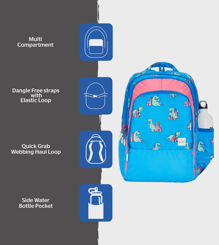 WIKI CHAMP 5 Printed Backpack