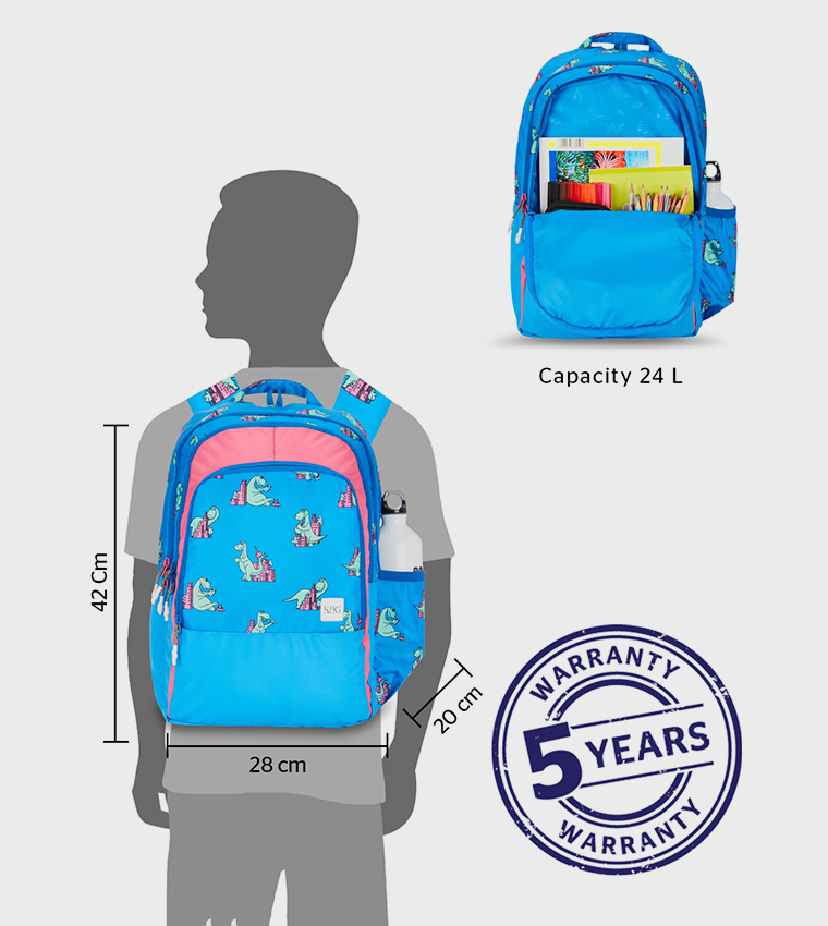 WIKI CHAMP 5 Printed Backpack