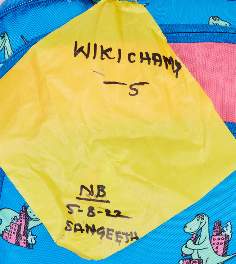 WIKI CHAMP 5 Printed Backpack
