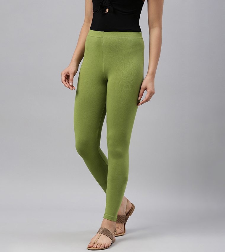 Go Colors  leggings - Green leggings