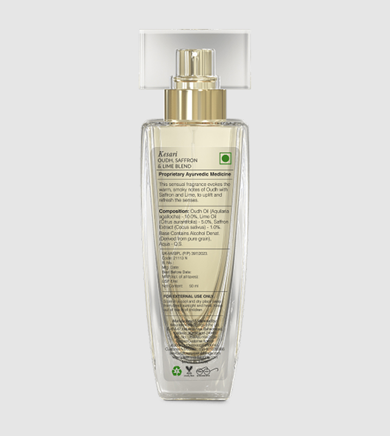 Intense Kesari&nbsp;Perfume - Oudh, Lime & Saffron, 50ml