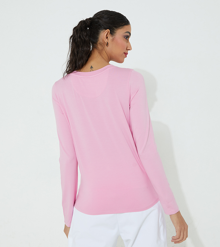 Solid Front Knot Top