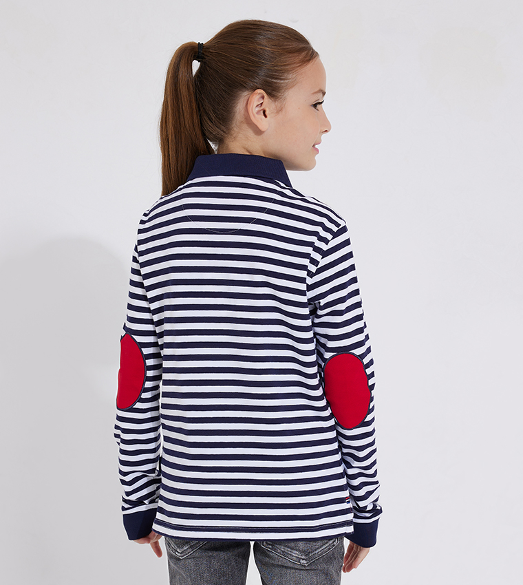Girl's Long Sleeves Polo T-Shirt