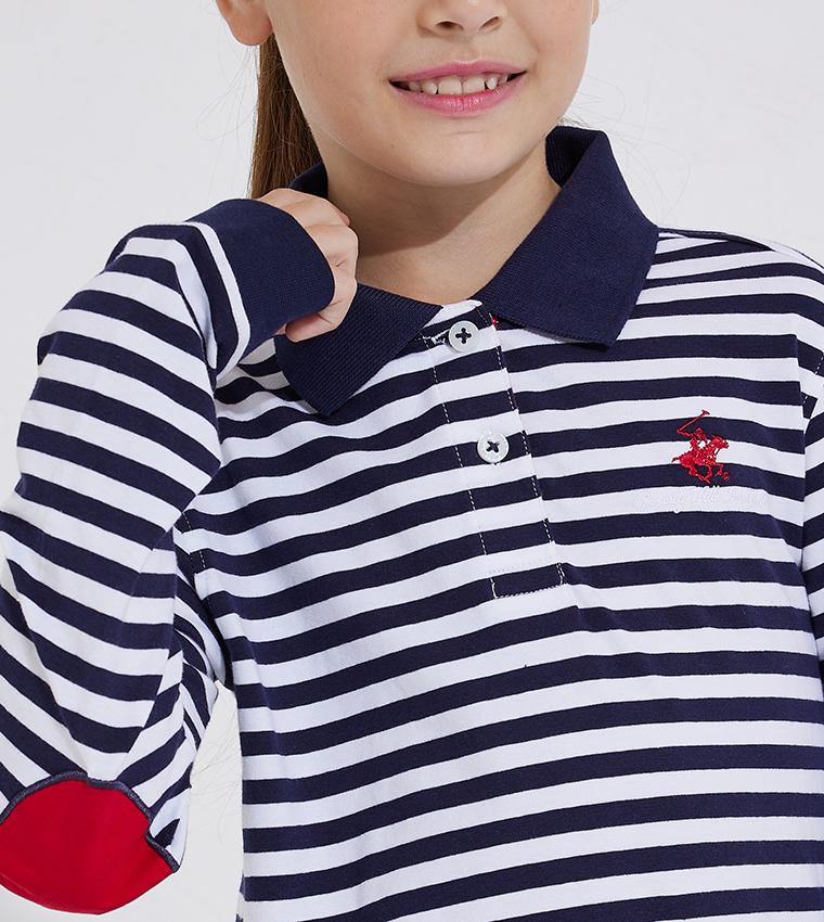 Girl's Long Sleeves Polo T-Shirt