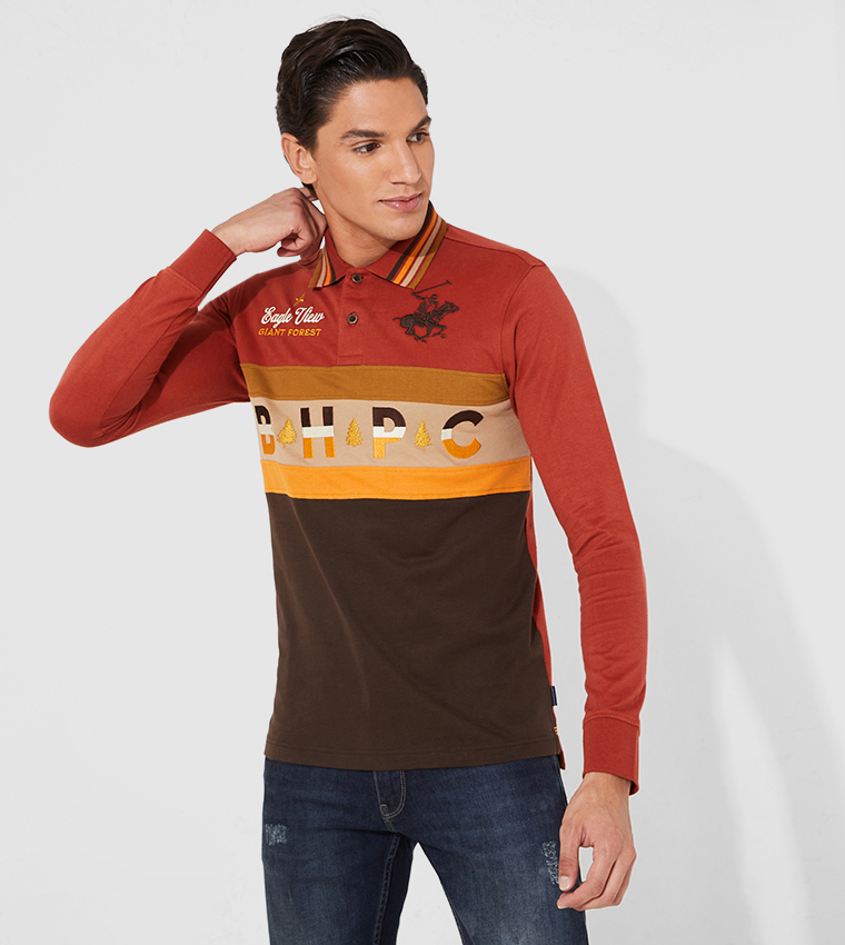 Basic Long Sleeves Polo T-Shirt
