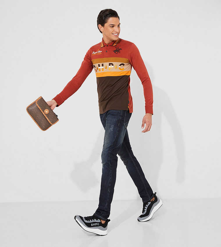 Basic Long Sleeves Polo T-Shirt