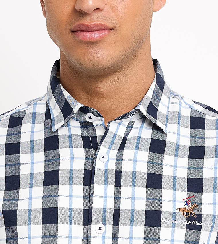 Logo Embroidered Long Sleeves Shirt