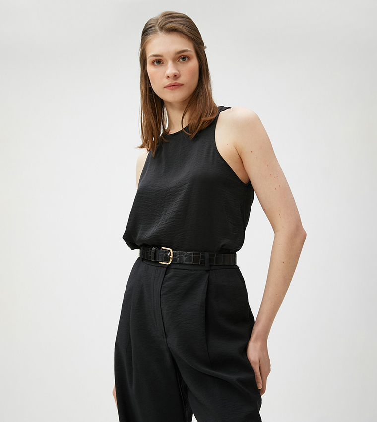 Solid Halterneck Top