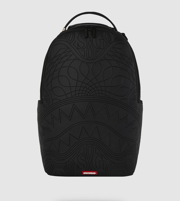 Tonal Monogram Emboss Shark Backpack