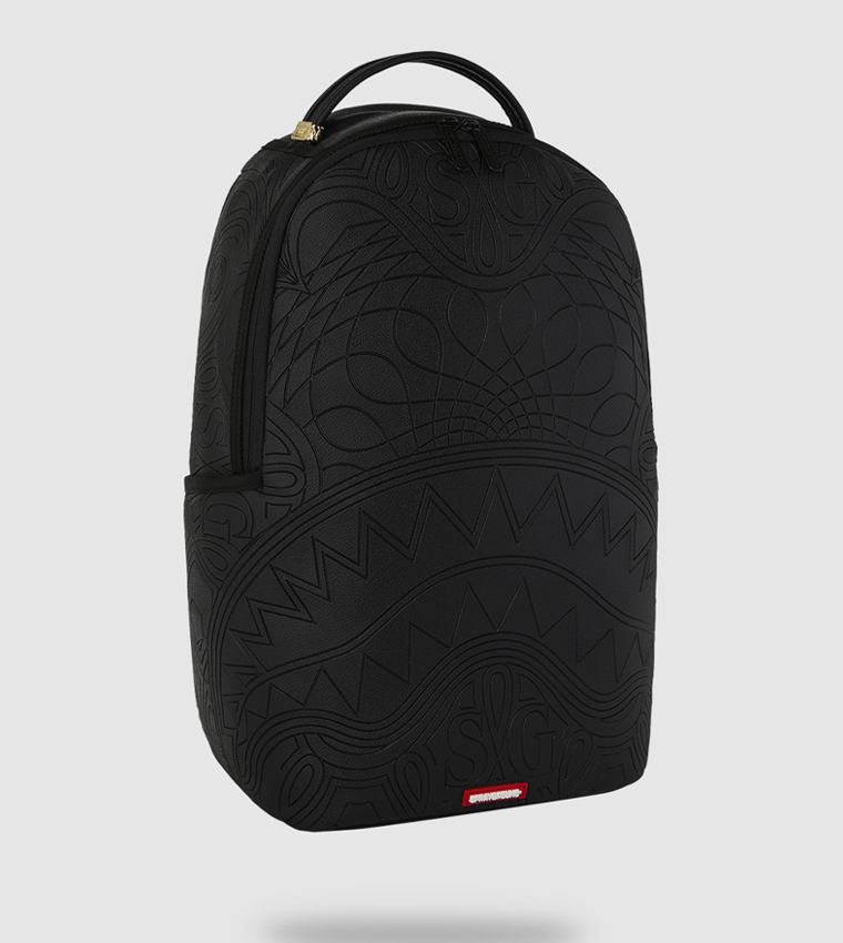 Tonal Monogram Emboss Shark Backpack