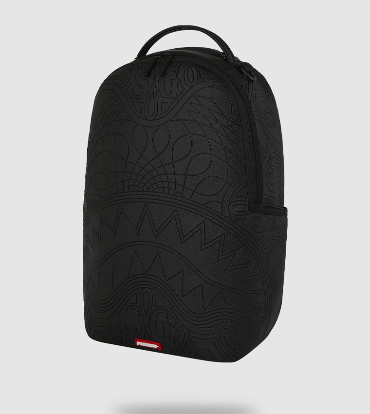 Tonal Monogram Emboss Shark Backpack