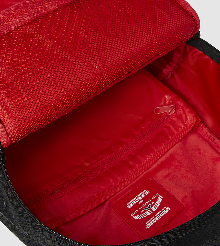 Tonal Monogram Emboss Shark Backpack