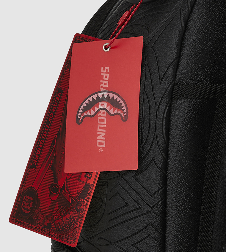 Tonal Monogram Emboss Shark Backpack