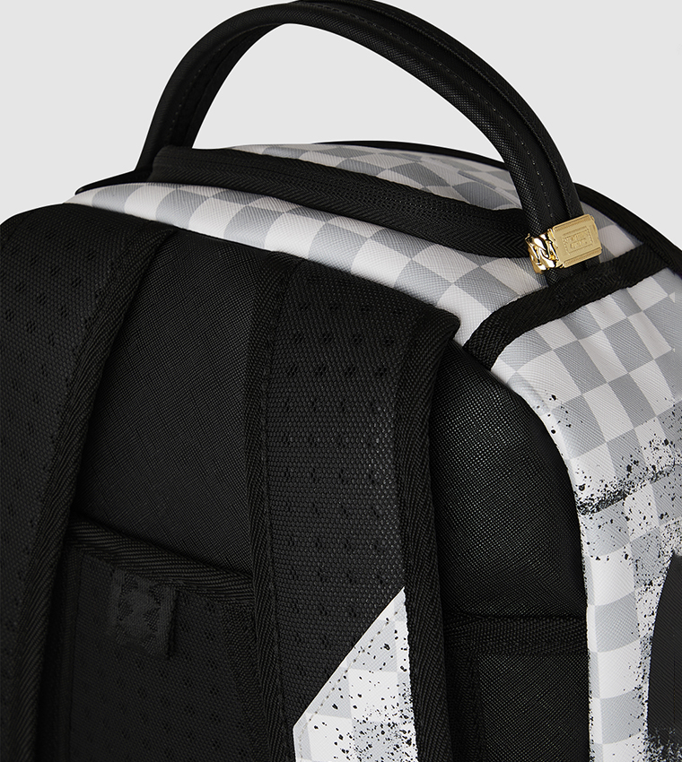 Red Stencil Shark Backpack