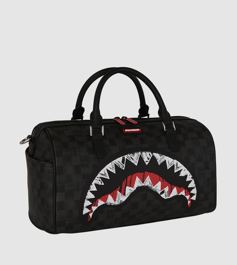 Scribble Shark Mini Duffle Bag