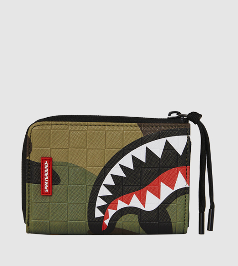 Woodland Camo Check Wallet