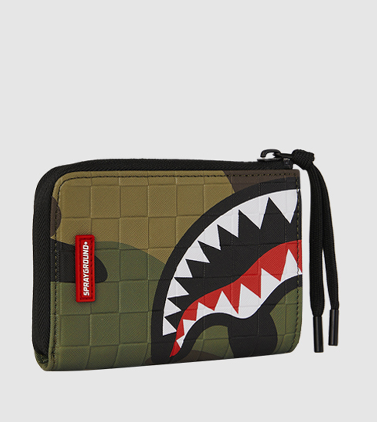 Woodland Camo Check Wallet