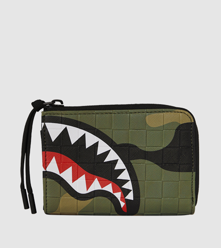 Woodland Camo Check Wallet