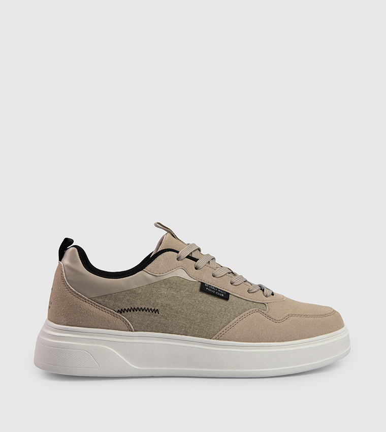Logo Detail Lace Up Sneakers