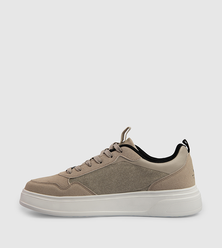 Logo Detail Lace Up Sneakers