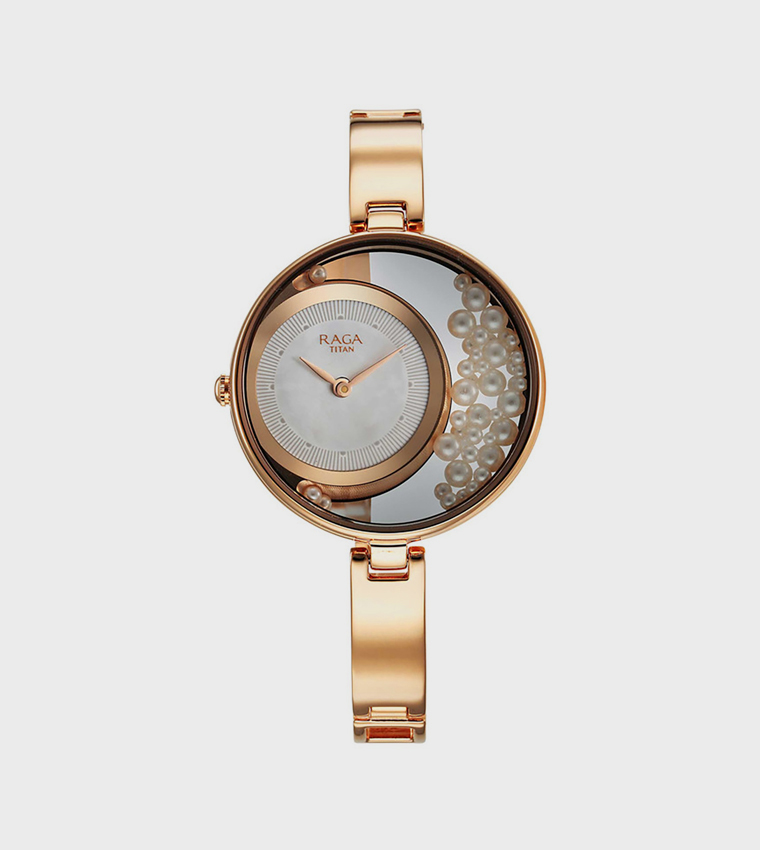 RAGA Power Pearls White Dial Analog Watch