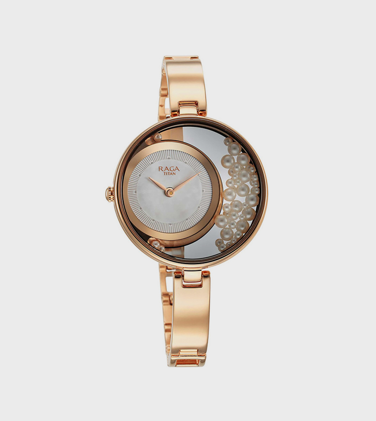 RAGA Power Pearls White Dial Analog Watch