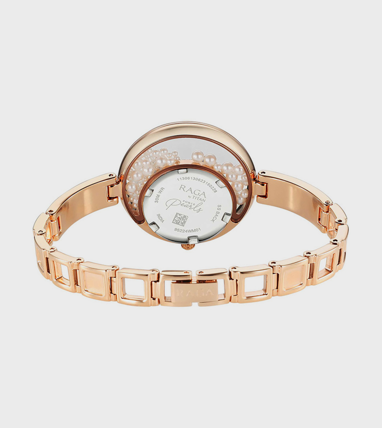 RAGA Power Pearls White Dial Analog Watch