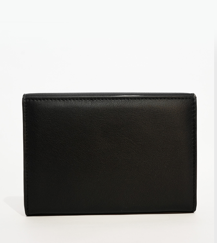 Twist Lock Leather Wallet 