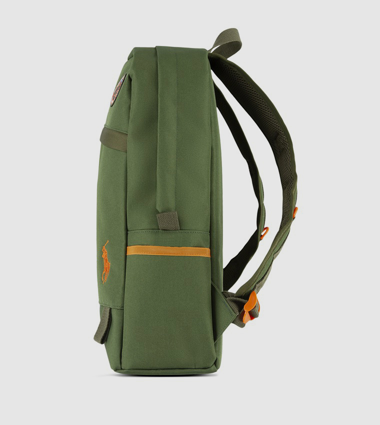 Logo Embroidered Camp Backpack