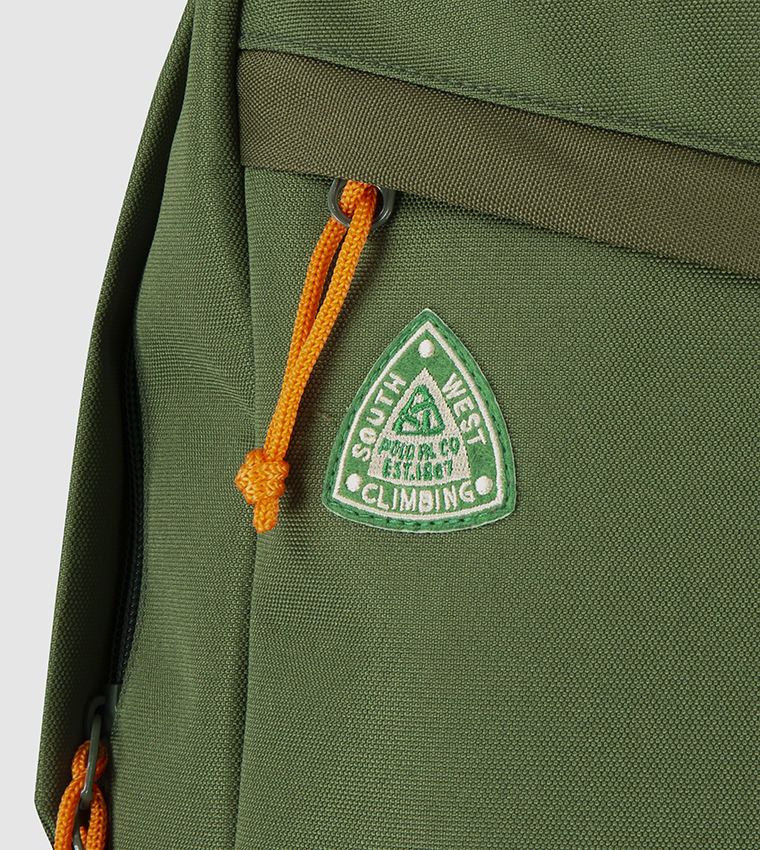 Logo Embroidered Camp Backpack