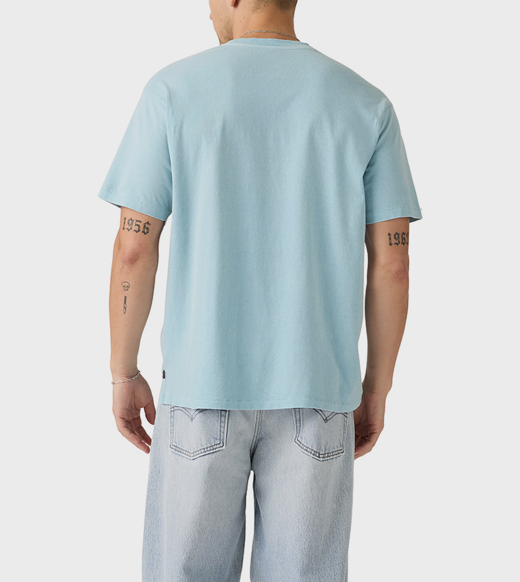 Red Tab Vintage Short Sleeves T-Shirt