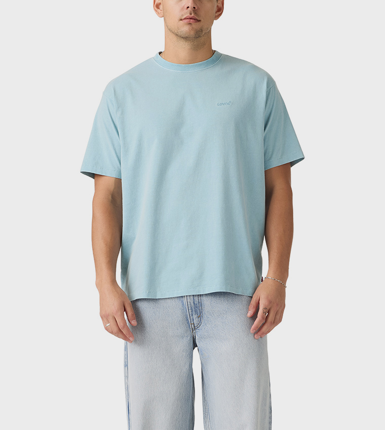 Red Tab Vintage Short Sleeves T-Shirt