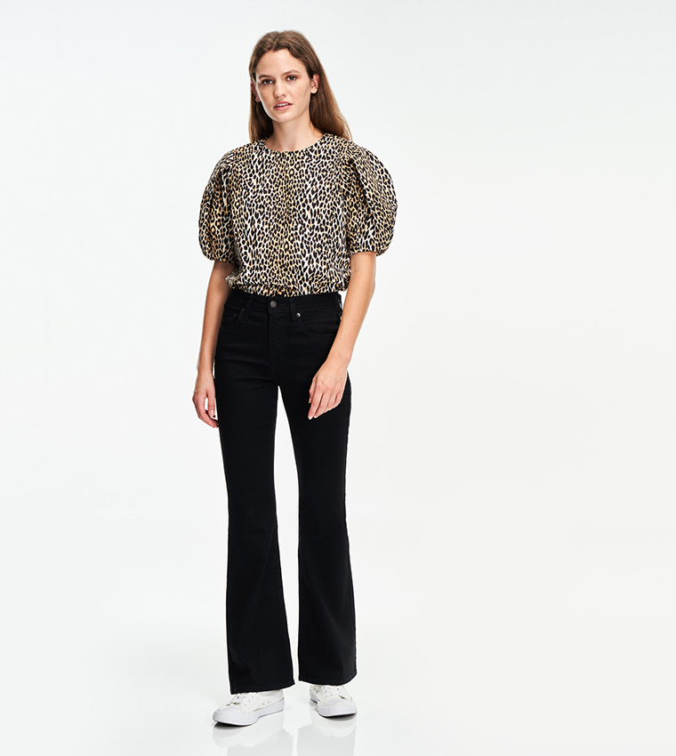 726 High Rise Flare Jeans