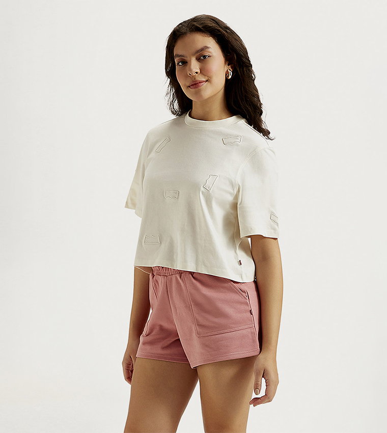 Embroidered Short Sleeves T-Shirt