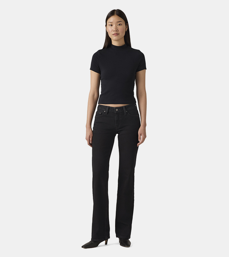 Superlow Washed Bootcut Jeans