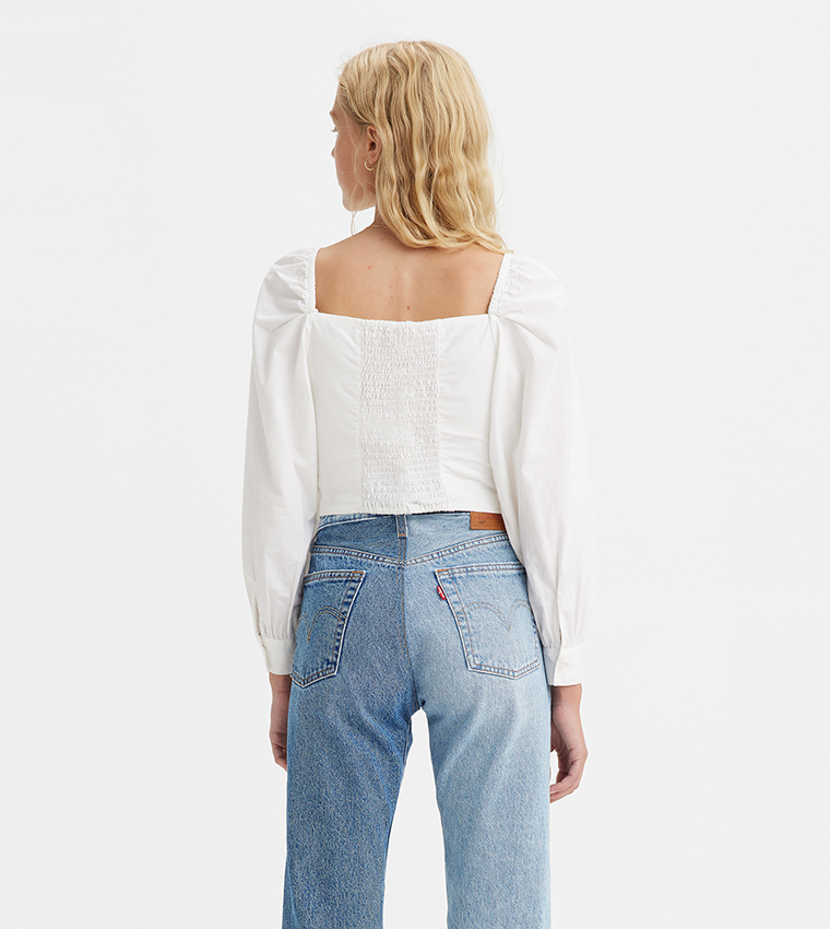 Levi's  Casual Tops - OFF-WHITE Tops & Blouses
