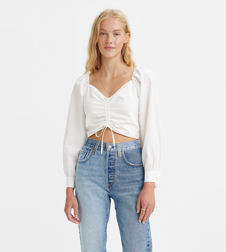 Levi's  Casual Tops - OFF-WHITE Tops & Blouses