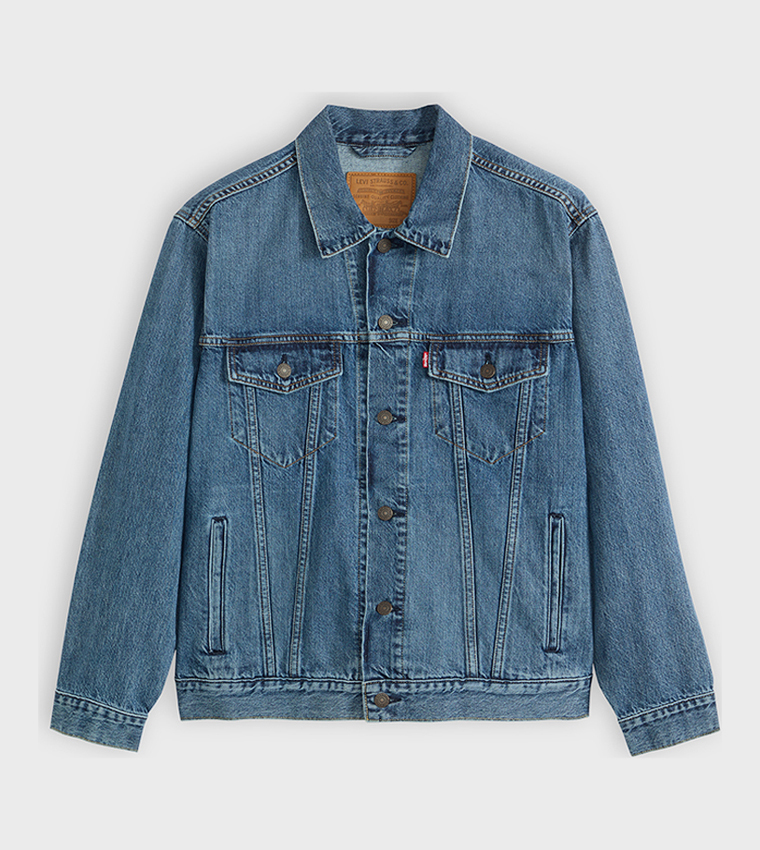 Long Sleeves Trucker Denim Jacket