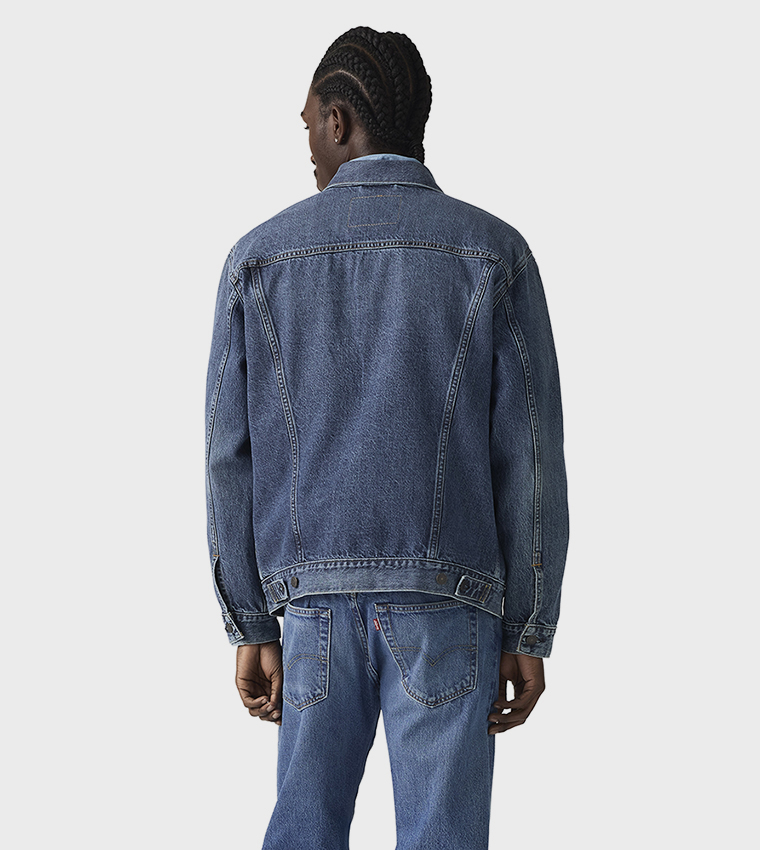 Long Sleeves Trucker Denim Jacket