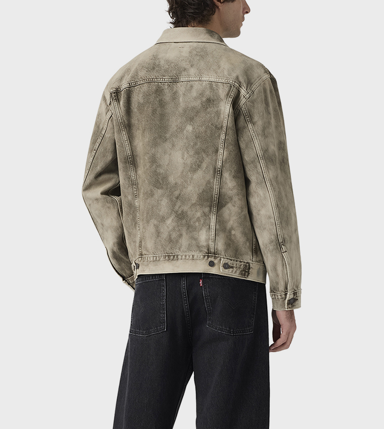 Long Sleeves Trucker Denim Jacket